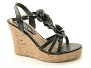Ladies Footwear Sandal Miss Indigo AT2 Black Ladies Footwear Sandal Miss Indigo AT2 Black